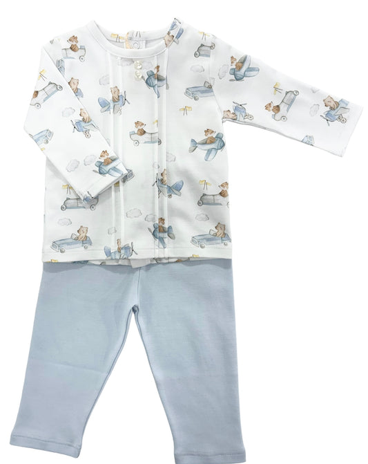 Baby Club Chic Funny Ride Pant Set
