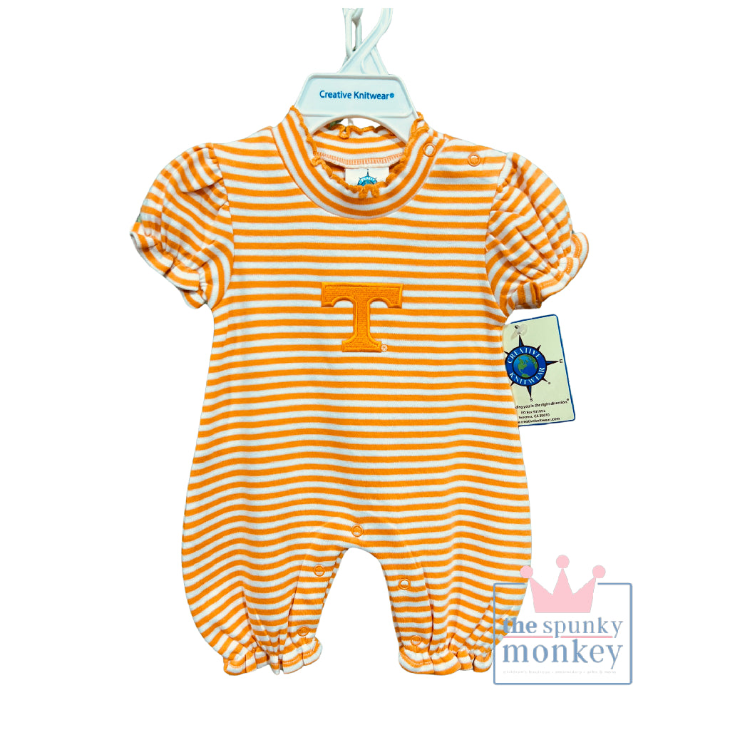 UT Creative Knitwear Stripe Bubble Romper