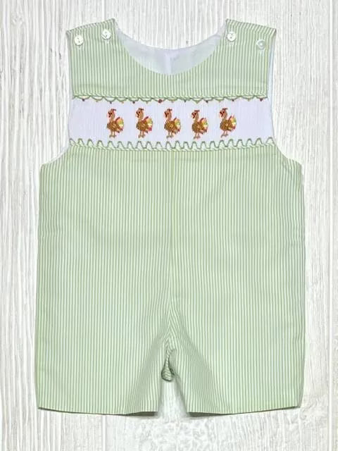 Lulu Bebe Pete Smocked Shortall