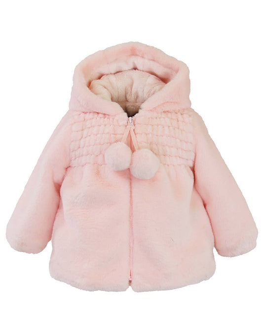 Widgeon Smocked Jacket  Rose Puff Faux Fur, 6958-RPF '24: Rose Puff - RPF / 4