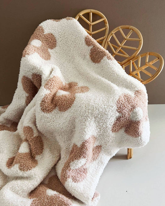 Daisy Baby Blanket | Latte