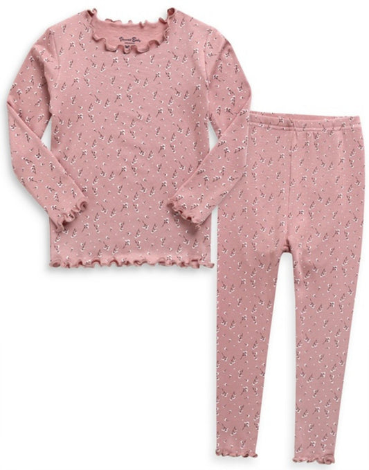 Explanet Wind Flower Long Sleeve Loungewear