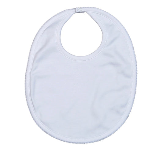 Baby Loren White Pima Bib