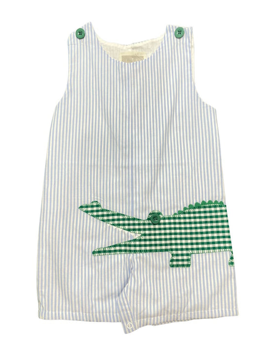 Lil Cactus Striped Crocodile Shortall