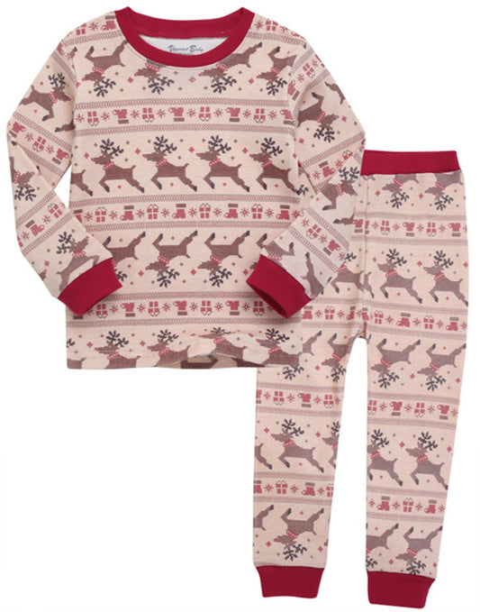 Noel Beige Christmas Long Sleeve Lounge