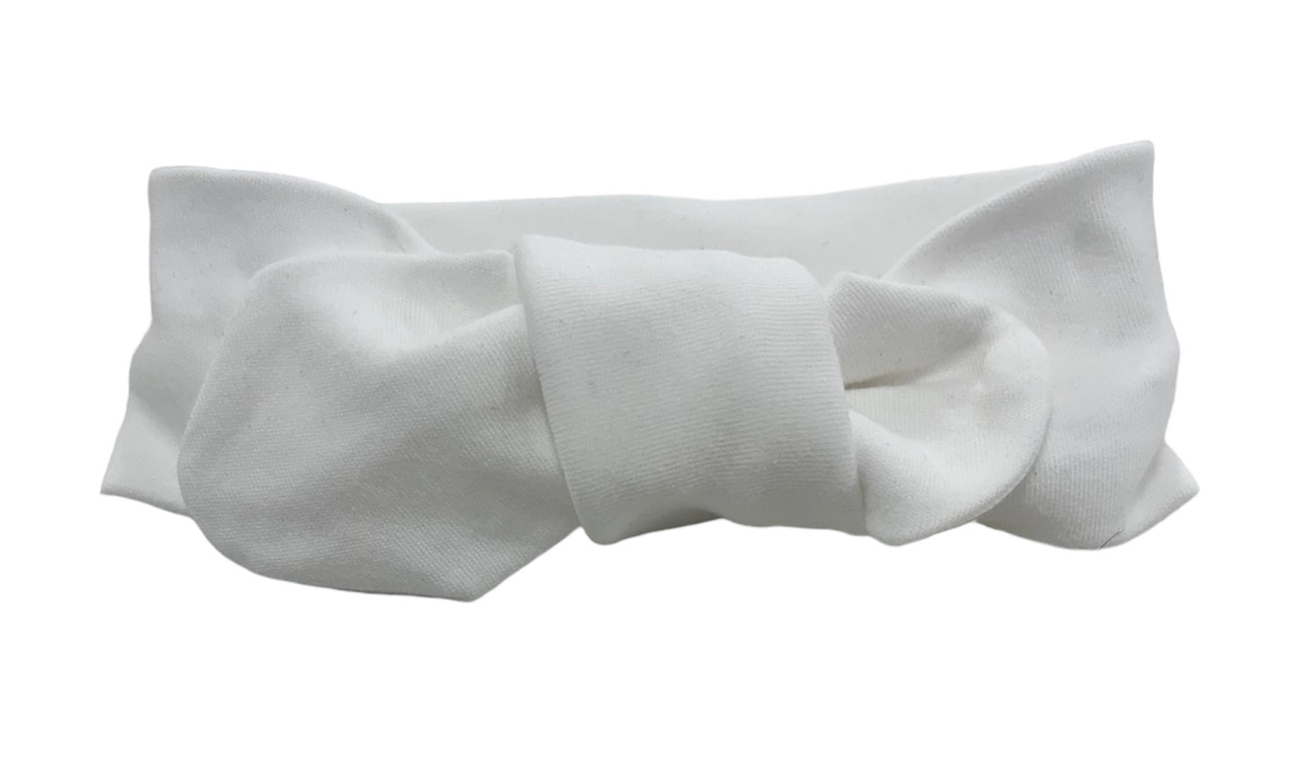 Creative Knitwear White Tie Knot Headband