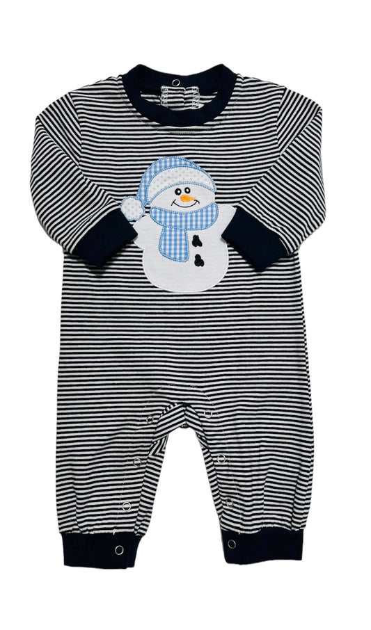 Snowman Boy Romper