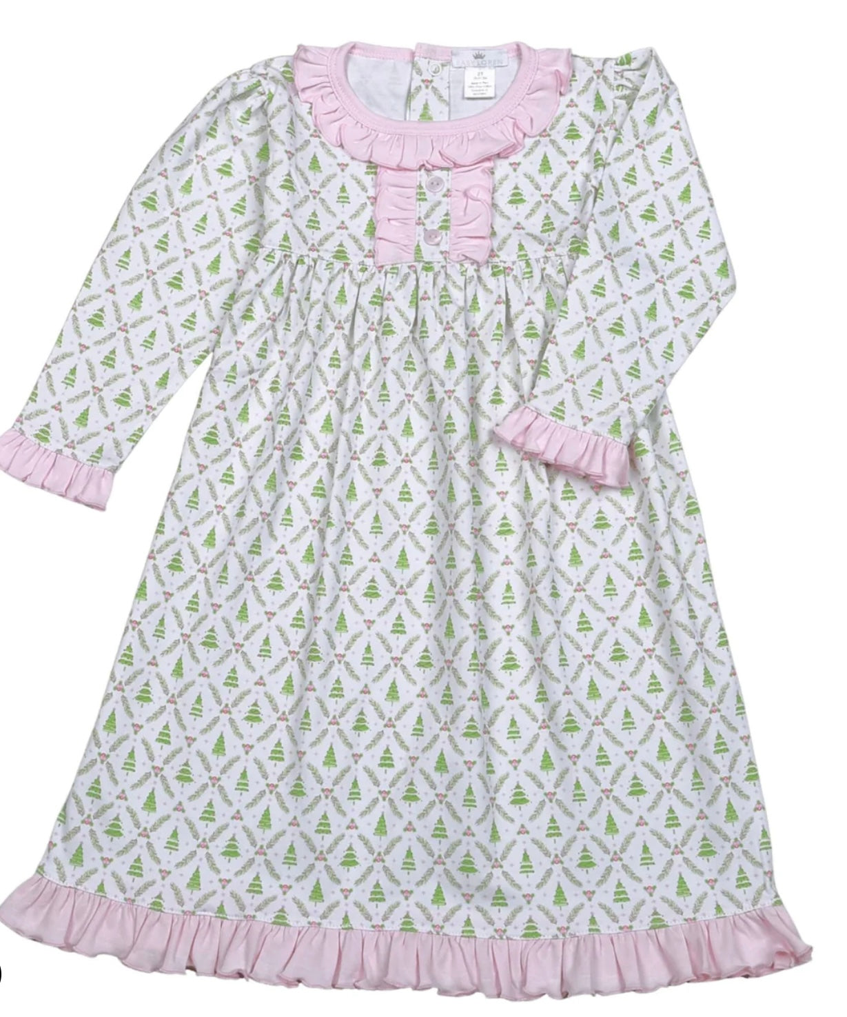 Baby Loren Christmas Tree Night Gown