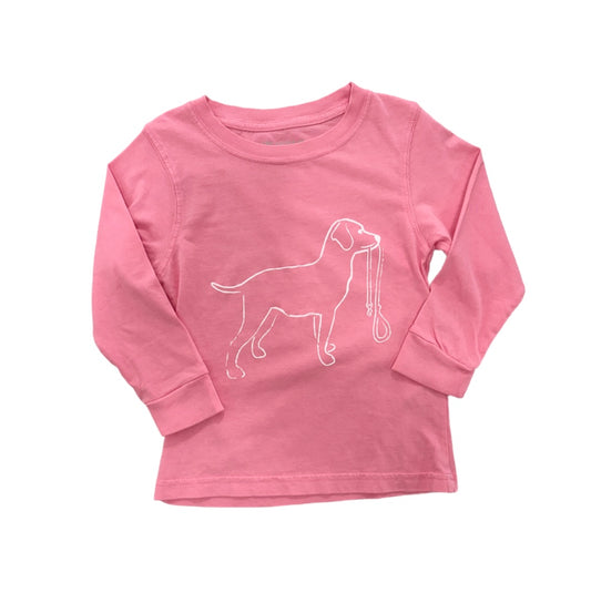 Mustard & Ketchup Pink Dog With Leash