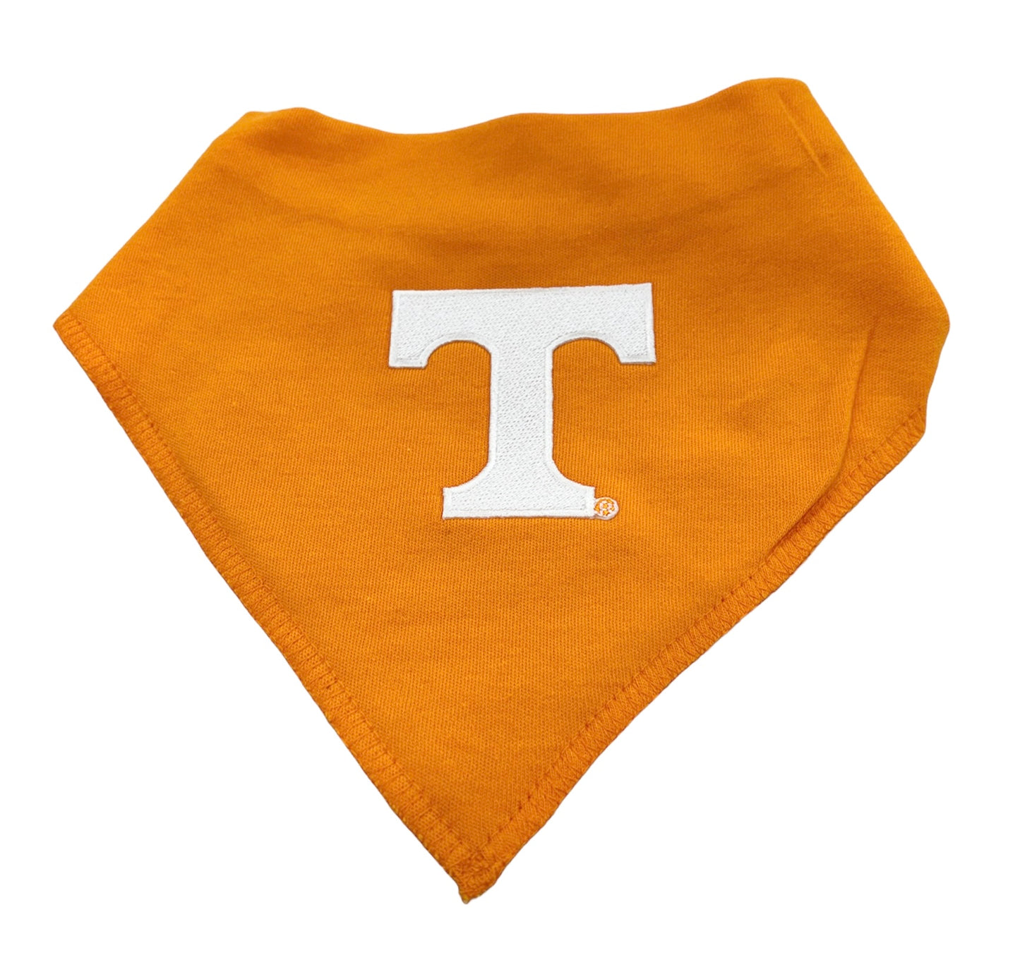 UT Creative Knitwear Orange Bandana Bib