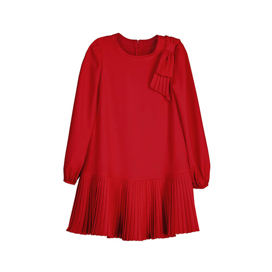 Mayoral Red Fringe Dress