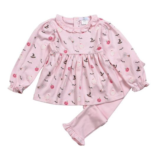 Baby Loren Halloween Pink Pant Set