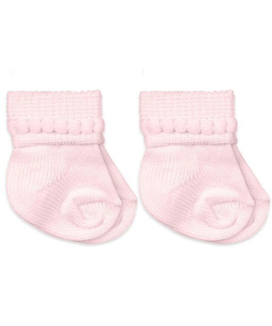Jefferies Socks Pink Bubble Bootie 2 Pair Pack