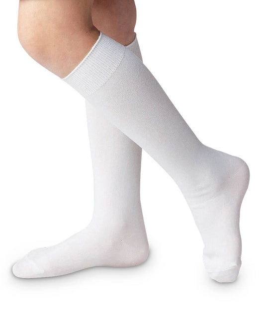 Jefferies Socks Classic White Nylon Knee High