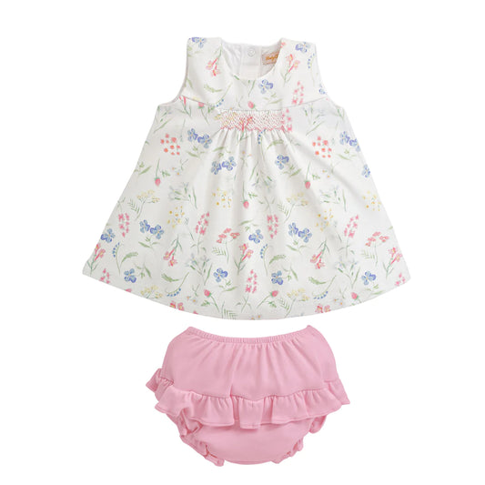 Baby Club Chic Wild Flowers Dress and Bloomer Set