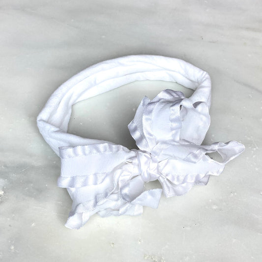 Beyond Creations Headband with Ruffle Bow