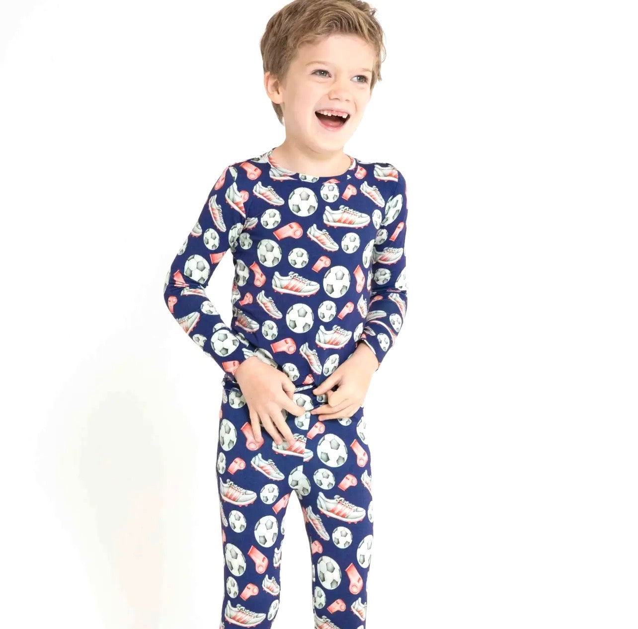 David Soccer Lounge PJ Set