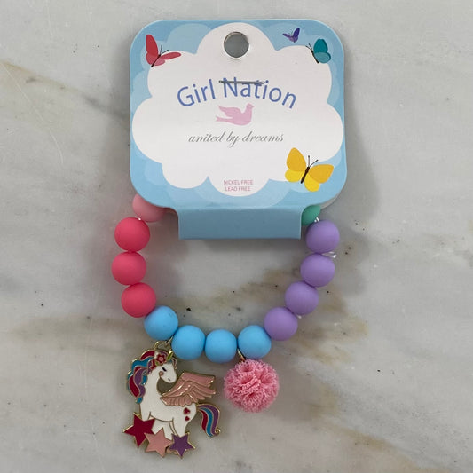Girl Nation Unicorn Bracelet