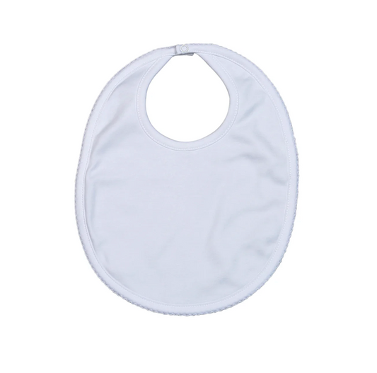 Baby Loren  White Pima Bib