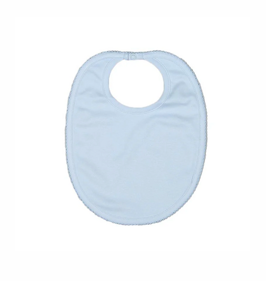 Baby Loren Blue Pima Bib