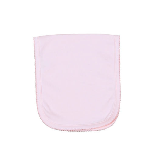 Baby Loren Pink Pima Burping Pad