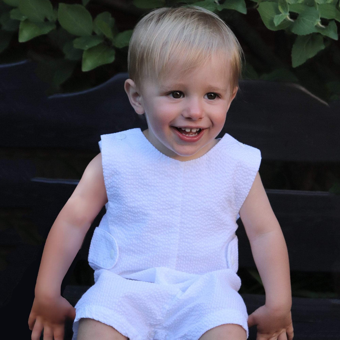 Monogram-able Sunsuit with Side Tabs