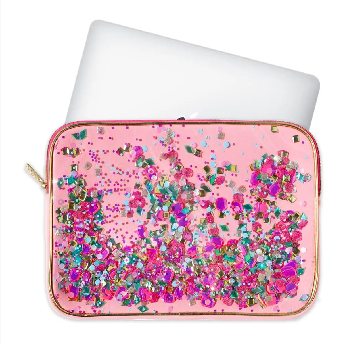 Pink Confetti Laptop/Ipad Case