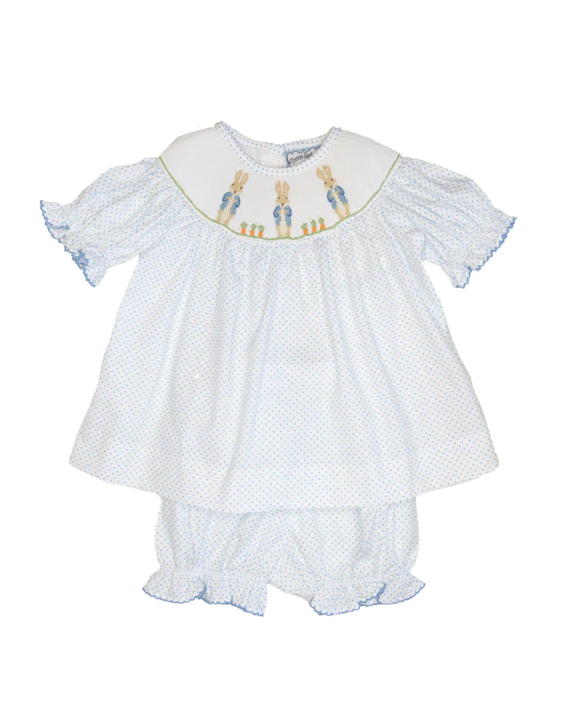 Peter Rabbit Smocked Bloomer Set