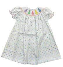 Emma Smocked Peep Dress