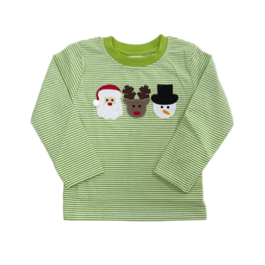 Be Mine Applique Holiday Friends Longsleeve Shirt (Boy)