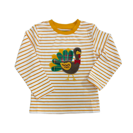 Be Mine Turkey Applique Longsleeve Shirt (Boy)