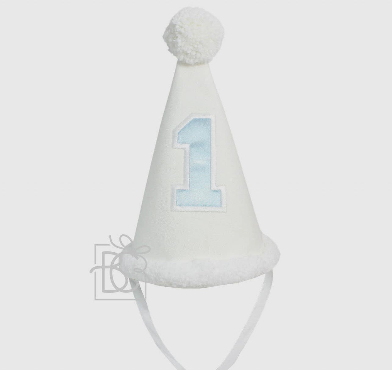 Beyond Creations Linen Birthday Hat with Satin Number